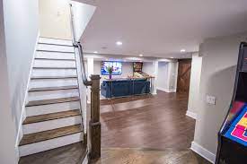 The basement stairwell interrupted traffic flow to the front door and turned the kitchen, dining room, and living room into spaces that felt. Basement Stairs Relocation In Warren Nj Design Build Planners