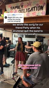 Replying to @🏳️‍🌈💙Quincy Einstein Music micah would never. Patty’s band  is @roughiesrock 👀 #pattydontcry #garageband #bandpractice #diyband