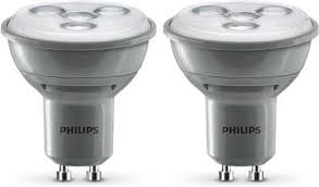 Philips master led wert gu10 hohe leistung lampe, 6.2w (= 80w) dimmbar. Bol Com Philips Led Spot Gu10 4 2w 35w Dimbaar 2 Stuks