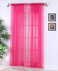 ( 4.1) out of 5 stars. Trend Wet Channel Dark Pink Sheer Curtains Equipesmb Com