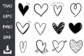 Download Doodle Heart Svg Sketch Heart Svg Crella
