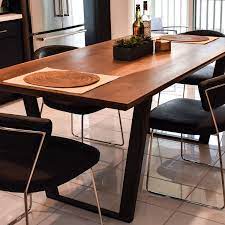 More details caracole room for more dining table details handcrafted table is made of walnut. Custom Modern Walnut Dining Table By Emark Custommade Com
