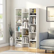 Find furniture & decor you love at hayneedle, where you can buy online while you explore our room designs and curated looks for tips, ideas & inspiration to help you along the way. Tribesigns 5 Shelf Modern Bookcase Organizer Storage Bookshelf For Home Office Living Room Or Bookshelves In Living Room Modern Shelving Living Room Bookcase