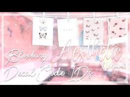 Bloxburg Aesthetic Unique Decal Id Codes Wallpaper Painting Youtube In 2020 Unique Decals Custom Decals Code Wallpaper