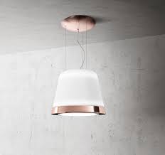 Summilux Is The New Elica Chandelier Hood In White Glass With A Frosted Glass Finish Cooker Hoods Contemporary Kitchen Design White Glass