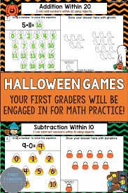Halloween Math Games Fall Distance Learning Google Slides Seesaw Money Math Worksheets Math Math For Kids