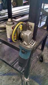 Simple Angle Grinder Holder Welding Table Welding Projects Welding Shop