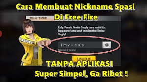 Nama pubg keren 2021, simbol, lucu, unik dalam permainan pubg, pemain dapat bermain secara solo alias sendiri atau bersama teman yang. Cara Membuat Nickname Spasi Di Free Fire Tanpa Aplikasi Rumah Multimedia