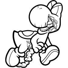 How to draw super mario luigi and yoshi. Free Printable Yoshi Coloring Pages For Kids