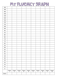 Free Printable Fluency Chart Free Language Arts Lesson