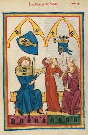 Codex Manesse Fol 312r 1305 1340 Zurich Avec Images Amour Courtois Musique Medievale Musique Ancienne