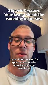 Sport brands are you looking for creators to actually move the needle?,  These are the creators driving real impact for brands, from massive reach  to authentic engagement who you want