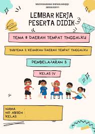 Cerita fiksi yang dikarang berdasarkan fakta diperoleh dari berbagai pengalaman, baik pengalaman diri sendiri maupun. Lkpd Kelas 4 Tema 8 Subtema 2 Pembelajaran 3 Flip Ebook Pages 1 18 Anyflip Anyflip