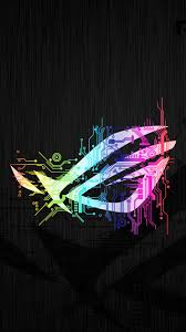 Rog Logo Colorful Wallpaper Wallpaper Iphone Seni Jalanan 3d Gaya Poster