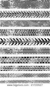 Set Of Ten High Quality Grunge Tire Tracks Many Type Of Tires Included Like Motorcycle Cars Caterpillars Bike Rain Tires Poster Id 21720527 Car Tattoos Tire Art Tire Tracks