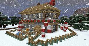 Christmas Buildings Minecraft Project Minecraft Projects Cute Minecraft Houses Minecraft Architecture