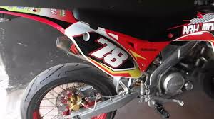 Jangan lupa subscribe dan bagikan videonya. Supermoto Trail Vixion Custom By Adie Purie