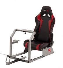 Gtr Racing Simulator Gta S S105lbkrd Gta Model Silver Frame With Black Red Real Racing Seat Driving Simulator Cockp Racing Simulator Racing Seats Gaming Chair