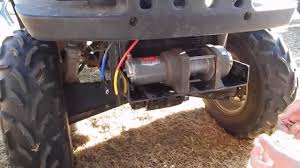 I just installed a warn a2000 yesterday on my grizz. How To Install A Warn Winch On An Atv Youtube