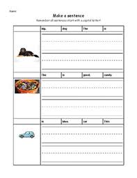 Rearrange the following jumbled words/phrases to make meaningful sentences and write the same in the answer sheet: Rearrange Sentence Words Worksheets Teaching Resources Tpt