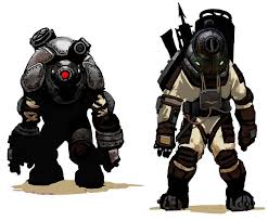 Bioshock 2 All Big Daddy Types Big Daddy Early Design Characters Art Bioshock 2 Concept Art Bioshock Bioshock Art