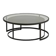 tables gigognes en verre trempe et metal noir maisons du monde coffee table wood coffee table glass coffee table