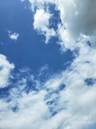 Bright Blue Sky With Clouds By Marcella Fostey Blue Aesthetic Pastel Light Blue Aesthetic Bright Blue