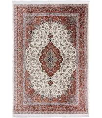 So wird bei einem echten teppich weder seide aus indien oder china noch aus brasilien verwendet. Ghom Seide Teppich 198x295 Cm 00010278 Carpetfine