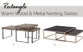 Budget Friendly Nesting Coffee Tables In 2020 Nesting Coffee Tables Coffee Table Living Room Coffee Table