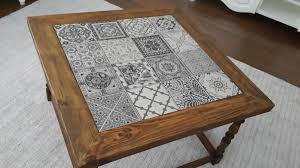 Tile Top Coffee Table Tiled Coffee Table Restaurant Table Design Tile Tables