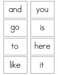 How to make flashcards on word or google docs + free template. Sight Words Flash Cards Kindergarten Sight Words Reading Writing Spelling Worksheets
