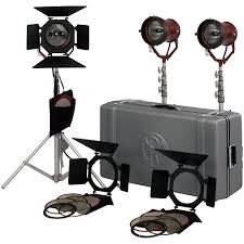 Mole Richardson Mickey Mole Open Face 3 Light Kit 3000w 58213