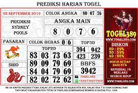 Prediksi Sydney 2 September 2019 Dewi Bulan Sydney Buku