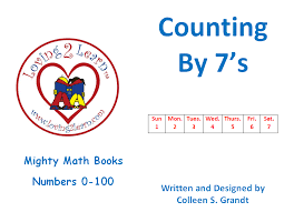 Printable Skip Counting By 7s Book Chart And Learning Video