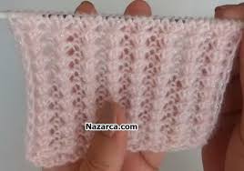 2 Yonlu Orgu Modeli Ile Cift Tarafli Atki Bere Sal Ve Yelek Nazarca Com Orgu Orgu Desenleri Orgu Modelleri