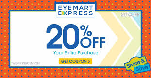 Get 20 Off Your Entire Purchase At Eyemart Express Exclusive Coupon For My Facebook Friends Get 20 Off Your Entire Purchase At 20 Off Expressions Coupons