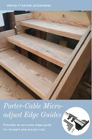 Porter Cable Micro Adjust Edge Guides Easy To Use The Porter Cable 42690 Edge Guide Provides An Accurate Edge Porter Cable Router Tables Router Accessories