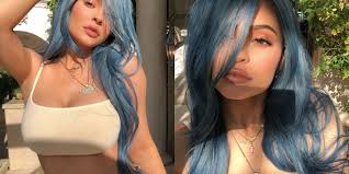 30, and fans are really digging the switch up. Kylie Jenner Denim Blue Hair At Coachella Kylie Jenner Coachella Hair