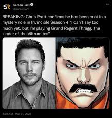 Y'all just casting any dumbass at Hollywood atp , that nigga awhole Fuckin  🤡 clown he can not voice Thragg he literally plays a 🤡 from guardians of  the Galaxy his voice