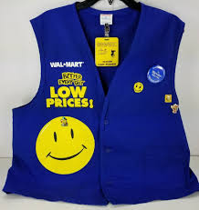 Walmart Associate Employee Smock Vest Uniform Xl W Extras Retirement Gag Gift Walmart Vest Retirement Gag Gifts Funny Retirement Gifts Gag Gifts