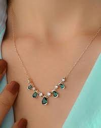 Emerald Stone Necklace Designs Latest Jewellery Design For Women Men Online Jewellery Design Hub Fancy Necklace Necklace Designs Beautiful Necklaces