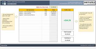 Sports Arbitrage Calculator Odds And Stakes In Excel Arbitrage Trading Calculator Excel