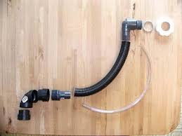 awesome sink drain hose setup mod for