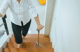 Quad canes have four small supports and a rectangle base for the best balance. How To Use A Cane To Walk And Climb Stairs Snug Safety