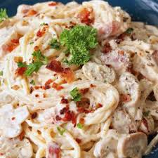Quick And Easy Creamy Carbonara No Egg Recipe Easy Carbonara Recipe Recipes Back Ribs In Oven