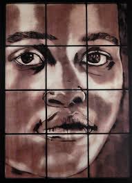 Paul Theron Hand Painted Glass