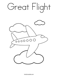 A fighter plane is also meant to see what happens on the ground. Great Flight Coloring Page Twisty Noodle