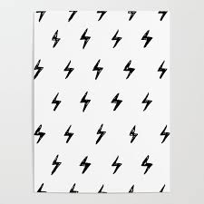 Black And White Lightning Bolt Wallpaper Pin On Wall Inspo