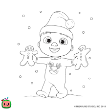 Printable parents day cocomelon family coloring page. Cocomelon Nursery Rhymes On Instagram Coloring Page Wednesday Have A Merry Christmas F Birthday Coloring Pages Coloring Pages Cartoon Coloring Pages