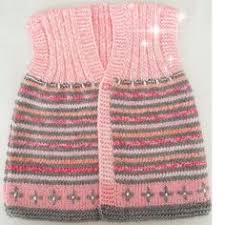 Renkli Iplerle Orulen Yaka Ve Kol Kesimi Olmayan Kolay Cocuk Yelegi Yapimi 4 Yas By Hatice3 Baby Knitting Patterns Orgu Triko